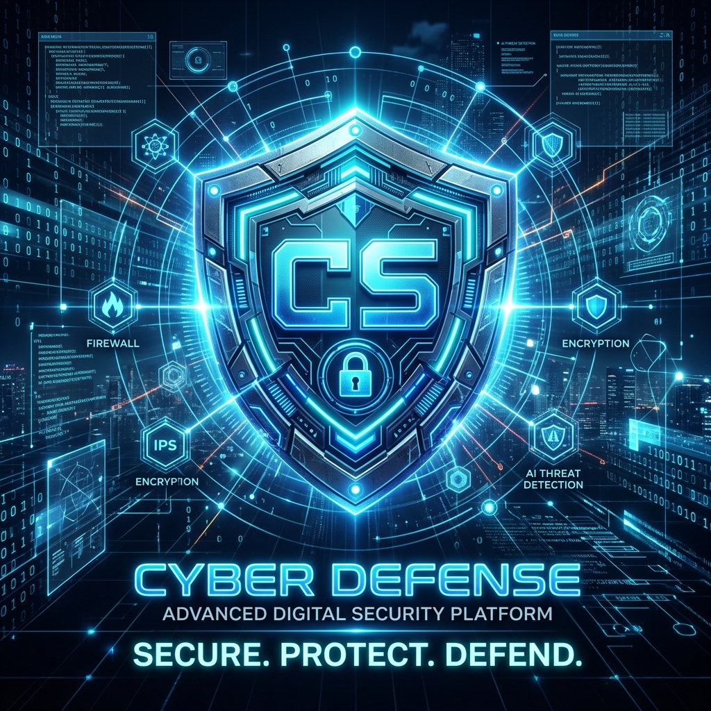 3D security shield illustration